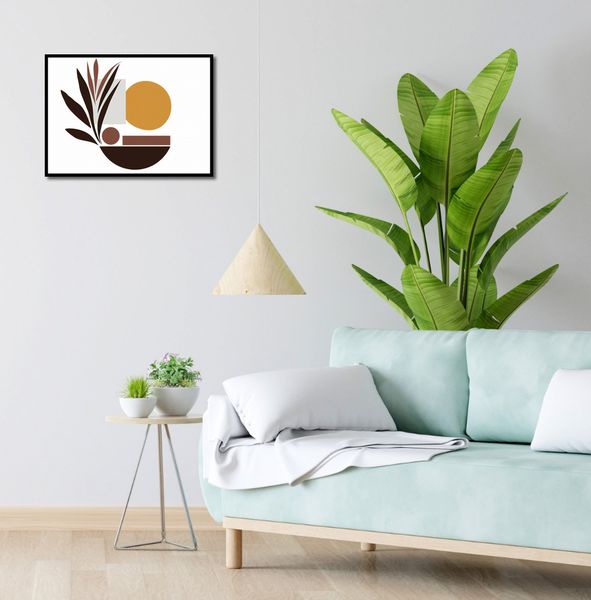 Plakat 55x40cm Stylizacja Roślin zdjęcie 4
