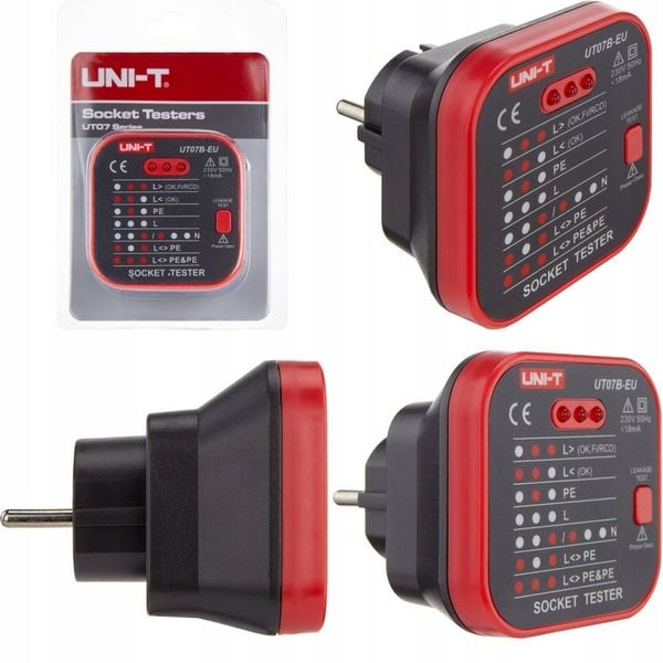 Wskaźnik sieci 230 V AC Uni-T UT07B-EU zdjęcie 2