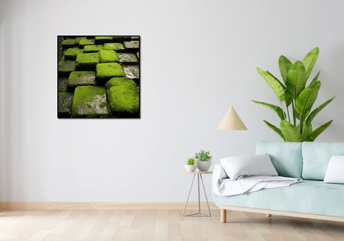 Plakat 80x80cm Zielona Mozaika na Arena.pl