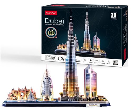 Puzzle 3D Led Dubai-L523H 5232 na Arena.pl