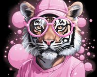 Plakat 50x40cm Ludzki Tygrys