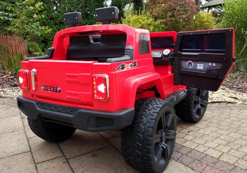 AUTO NA AKUMULATOR JEEP 4x4 Czerwony na Arena.pl