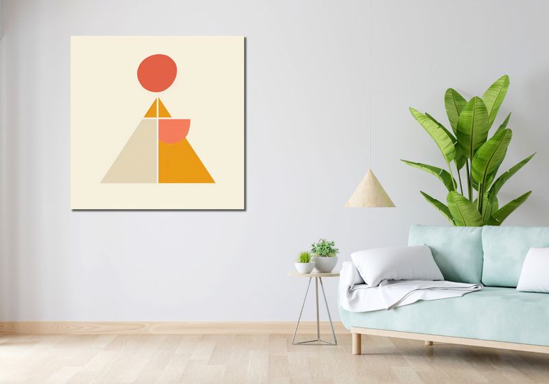 Obraz 100x100cm Piramida Równowagi zdjęcie 2