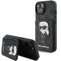 Karl Lagerfeld KLHCP15SSAKKNSCK iPhone 15 6.1" czarny/black hardcase
