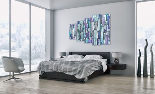 Obraz Na Płótnie - Drapacze Chmur - 150X100 Cm - Eg150X100-3857 na Arena.pl