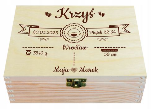 CUDOWNE PUDEŁKO WSPOMNIEŃ PREZENT CHRZEST ROCZEK na Arena.pl