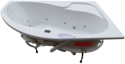 WANNA Z HYDROMASAŻEM NAROŻNA ASYMETRYCZNA 150x100 SPA JACUZZI na Arena.pl