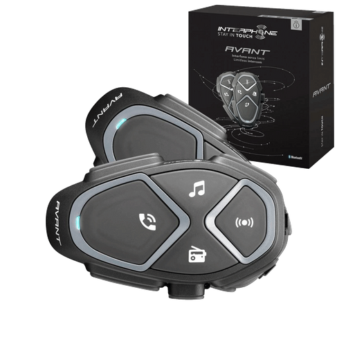 INTERPHONE AVANT Interkom motocyklowy Bluetooth 5.0 [2-pak] na Arena.pl