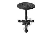 MINI STOLIK C13 - NISKI Z BLATEM KORONKOWYM ŻELIWNY