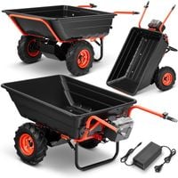 Taczka przyczepka koleba 300L elektryczna z napędem elektrycznym Bäumr-AG