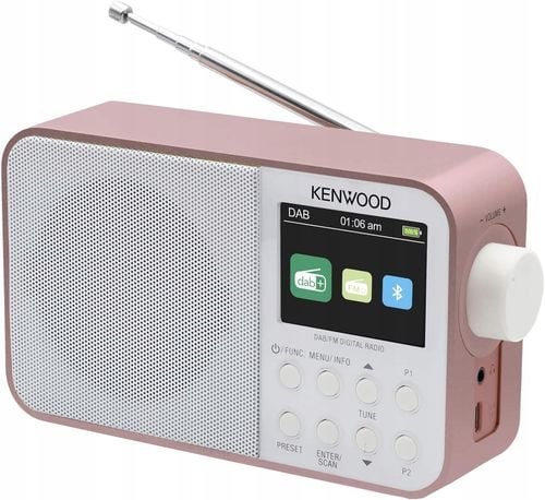 Radio przenośne sieciowo-bateryjne DAB+, FM Kenwood CR-M30DAB-R, Bluetooth na Arena.pl