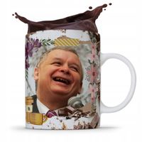Kubek Full Print Prezesa Jarosław Kaczyński Pis Z Nadrukiem Ze Zdjęciem