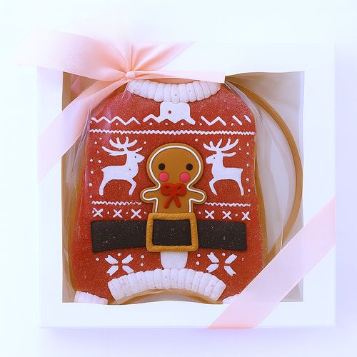 CIASTKO LUKROWANE SWETEREK MIKOŁAJA NO7 BOŻE NARODZENIE RĘCZNIE ROBIONE na Arena.pl