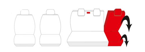 Kia Picanto II 2011-2016 Pokrowce dopasowane na miarę na Arena.pl