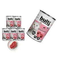 KARMA MOKRA DLA KOTA BULTI Puszka mielonka z wołowiną ZESTAW 6x400g