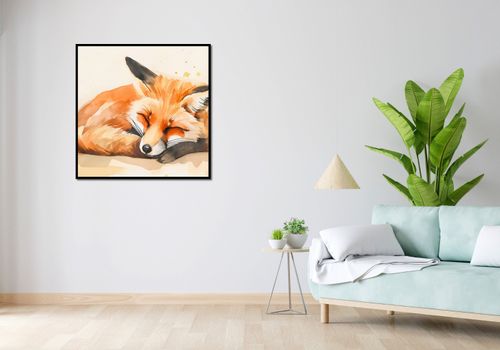 Plakat 90x90cm Akwarelowa Sielanka na Arena.pl