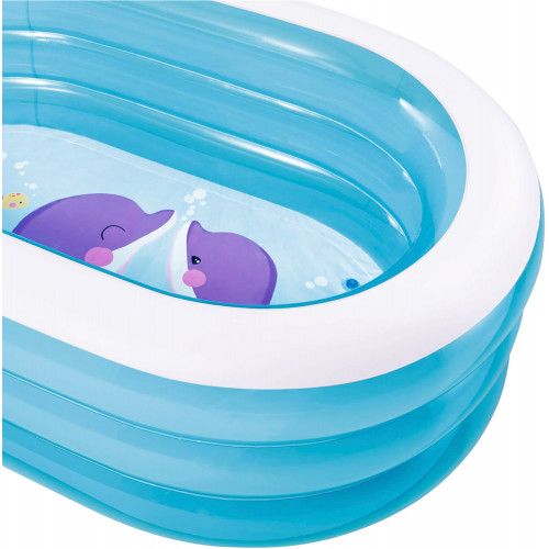 BASEN DMUCHANY INTEX PVC DLA DZIECI 230L MOTYW MORSKI DELFINY na Arena.pl