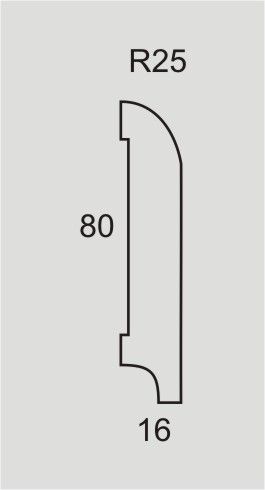 Cokół MDF 80x16 R25 na Arena.pl