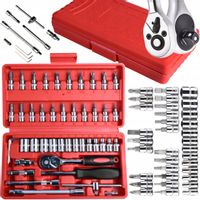 KLUCZE NASADOWE BITY ZESTAW KLUCZY NASADOWYCH ETUI