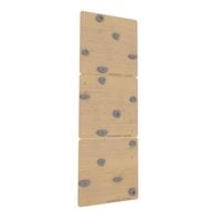 ścianka wspinaczkowa kwadrat 3 drewno - chwyty szare