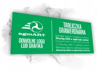 Grawerowana Tabliczka z Laminatu 10x5 cm Personalizacja twoje logo napis