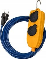 Przedłużacz 5m Budowlany IP54 4g Powerblock Listwa