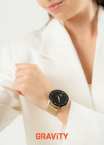 smartwatch gravity złoty pasek + bransoleta gt11-2 na Arena.pl