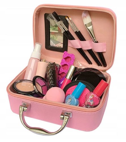 KUFEREK KOSMETYKÓW DO MAKIJAŻU i PAZNOKCI CIENIE MAKIJAŻ DLA DZIEWCZYNKI na Arena.pl