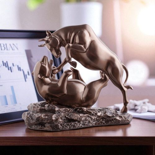 Walka Rynkowa — rzeźba brąz Walka Hossy z Bessą BULL-01 na Arena.pl