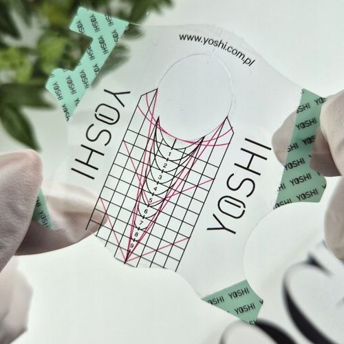 Yoshi Szablon Do Przedłużania Paznokci plastikowe formy Transparentne na Arena.pl