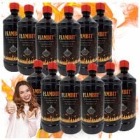 Flambit Podpałka Biopodpałka W Płynie 12L Rozpałka Do Kominka Pieca Grilla