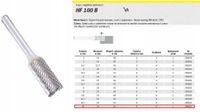 KLINGSPOR FREZ DO METALU HF 100 B FI 16,0x25mm TRZPIEŃ 6mm TYP ZYAS, WALCOW