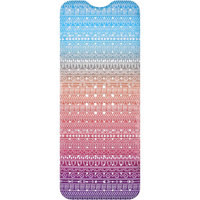 Mata do wanny antypoślizgowa przyssawki tęczowa 100x40 cm długa PVC miękka