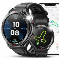 SMARTWATCH MĘSKI GPS MENU POLSKIE WODOODPORNY SPORT ROZMOWY SMART WATCH PL