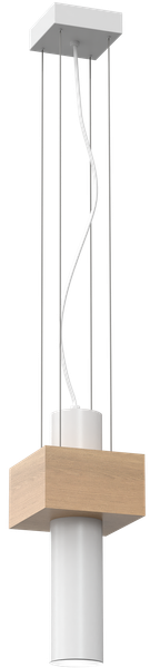 LAMPA WISZACA WEST WHITE 1XGU10 zdjęcie 9
