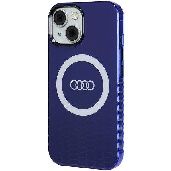 Etui Audi do iPhone 15, iPhone 14, iPhone 13, Niebieski, MagSafe zdjęcie 2