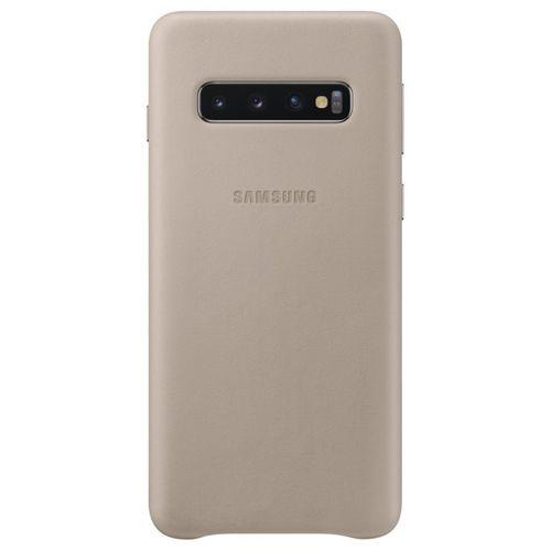 SAMSUNG LEATHER COVER - Galaxy S10+ - GREY na Arena.pl
