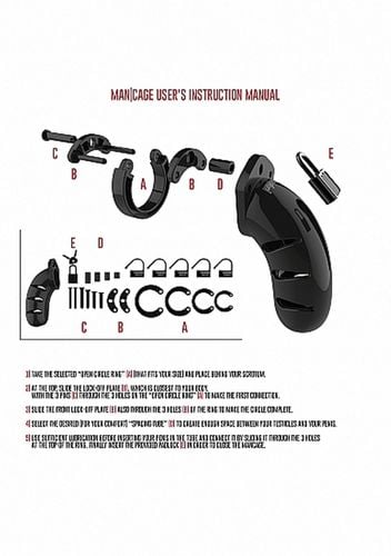 pas cnoty mancage model 02 9 cm czarny na Arena.pl