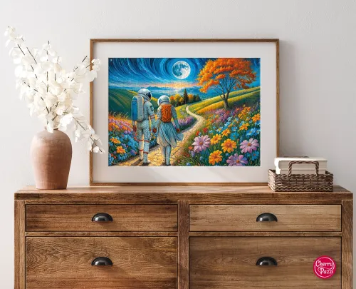 Puzzle 1000 elementów. Kosmiczna miłość 30813 na Arena.pl