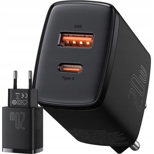 BASEUS Ładowarka Compact Quick Charger USB-C 20W na Arena.pl