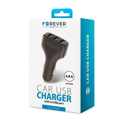 FOREVER CC-05 3xUSB 4.8A ŁADOWARKA SAMOCHODOWA na Arena.pl