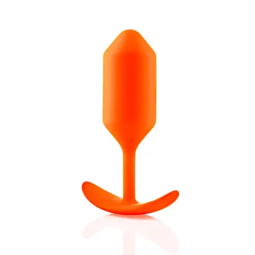 Plug analny - B-Vibe Snug Plug 3 Orange na Arena.pl