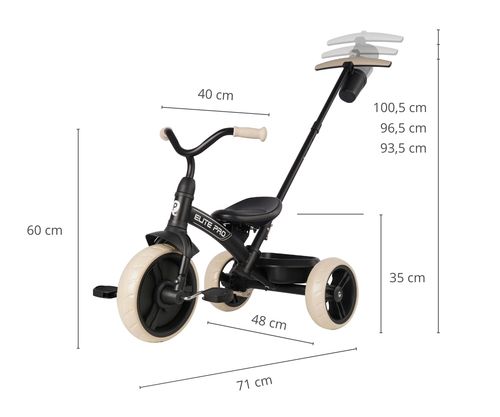 ND18_5902 Qplay Rowerek Trojkolowy Elite Pro Blac na Arena.pl