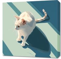 Obraz 60x60cm Kocia Persona