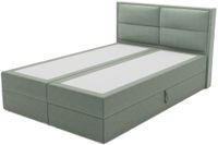 Łóżko Kontynentalne z Pojemnikiem do Sypialni Arizona 180x200 Jasne Szare