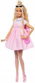 BARBIE LALKA KOLEKCJONERSKA DELUXE STYLE BLONDYNKA W RÓŻOWEJ KREACJI