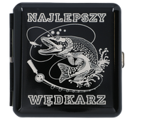 Papierośnica z Grawerem dla Najlepszego Wędkarza