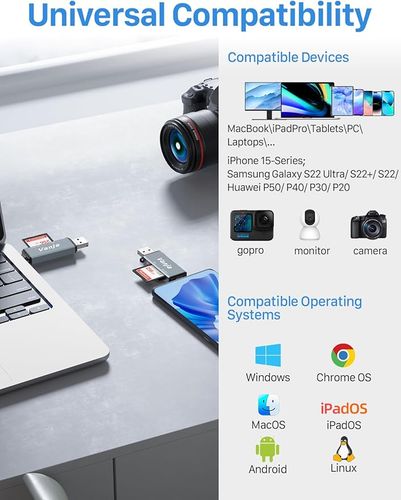 Vanja Czytnik kart SD typu C/USB/Micro USB na Arena.pl