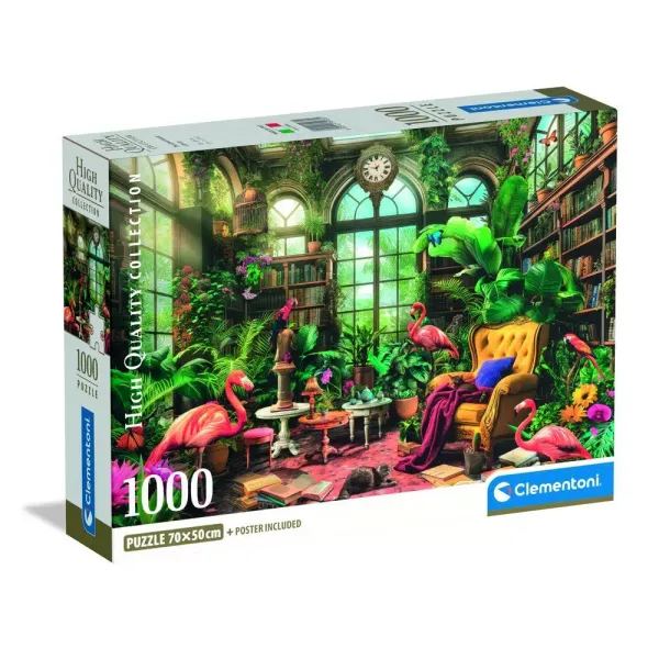 CLE puzzle 1000 Compact TheGreenhouseLibrary 39936 zdjęcie 1