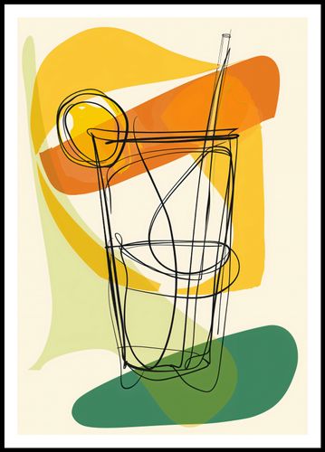 Plakat 68x98cm Koktajl Artystyczny na Arena.pl